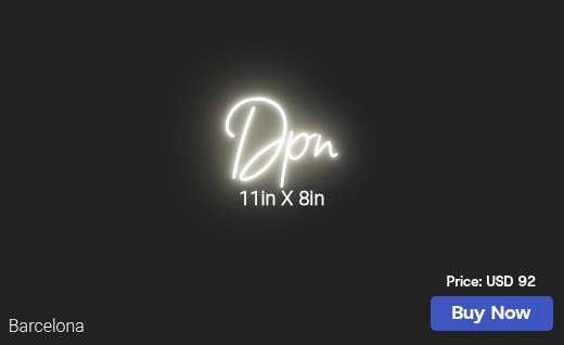 CUSTOM NEON SIGN FOR Rsdbrown28