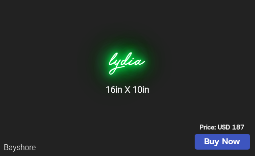 CUSTOM NEON SIGN FOR Chattkalyn