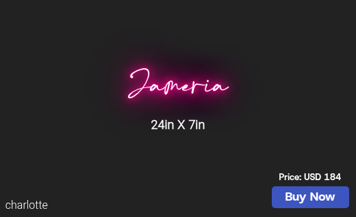 CUSTOM NEON SIGN FOR Nooniedunn22