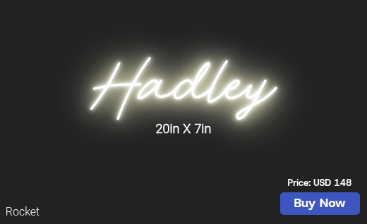 CUSTOM NEON SIGN FOR Alldowne