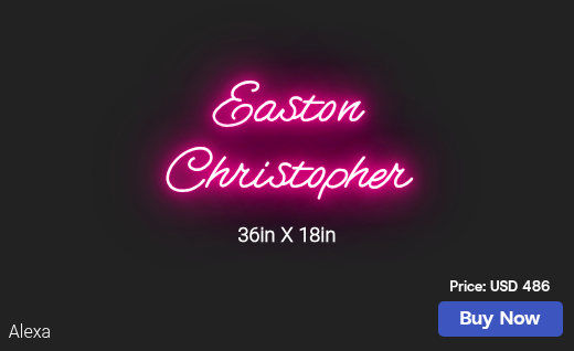 CUSTOM NEON SIGN FOR Michelle C Dunn109