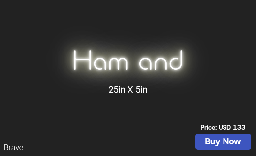 CUSTOM NEON SIGN FOR Vjordan455