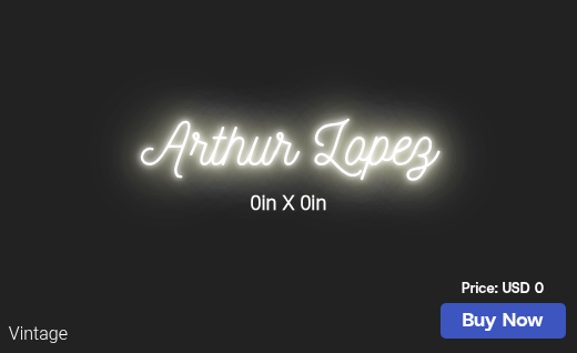 CUSTOM NEON SIGN FOR Joseph