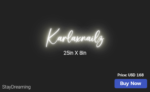 CUSTOM NEON SIGN FOR Grramirez2008