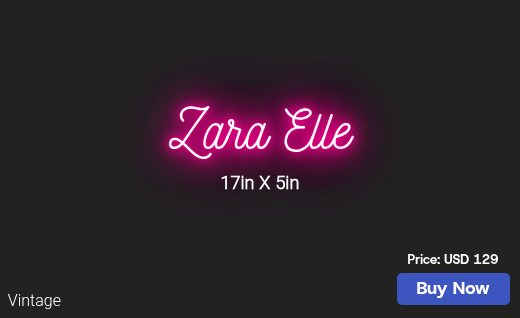 CUSTOM NEON SIGN FOR Happilyeverselzer