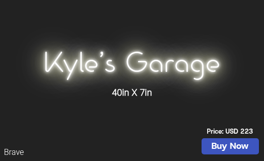 CUSTOM NEON SIGN FOR Sherrimeier