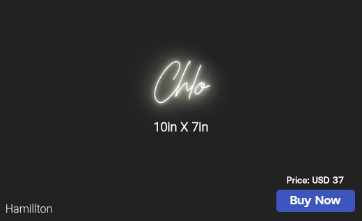 CUSTOM NEON SIGN FOR Piinkluc