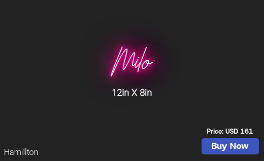 CUSTOM NEON SIGN FOR Cptlos74