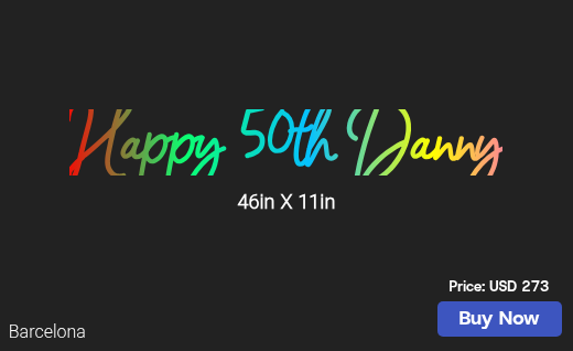 CUSTOM NEON SIGN FOR Lifeyoda50