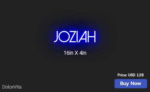 CUSTOM NEON SIGN FOR Joziahcastillo2