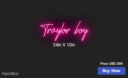 CUSTOM NEON SIGN FOR Terrancetraylor16