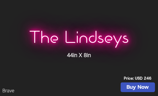 CUSTOM NEON SIGN FOR Jk42071