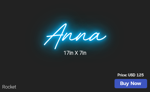 CUSTOM NEON SIGN FOR Alaws0628