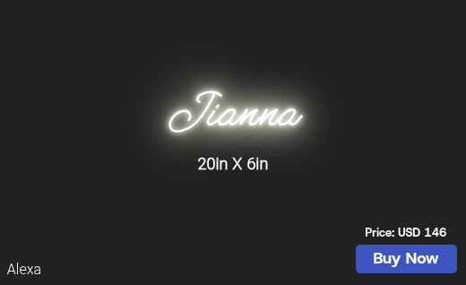CUSTOM NEON SIGN FOR Simpleedecor