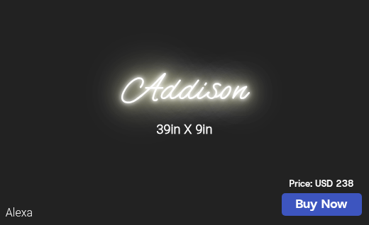 CUSTOM NEON SIGN FOR Zurielloy