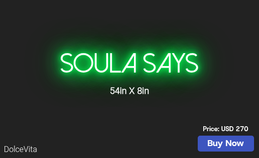 CUSTOM NEON SIGN FOR Tomandsoula