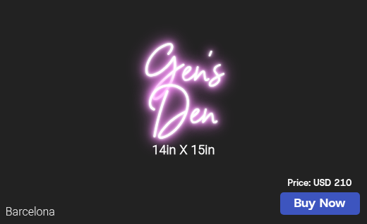 CUSTOM NEON SIGN FOR Genboyer74