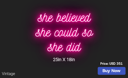 CUSTOM NEON SIGN FOR Debbie Morales
