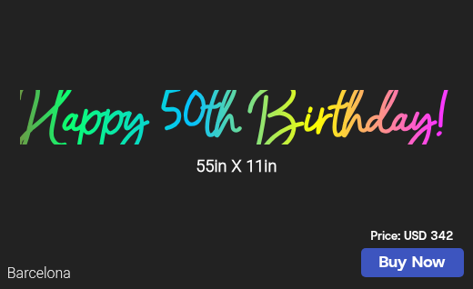 CUSTOM NEON SIGN FOR Bouboulina40