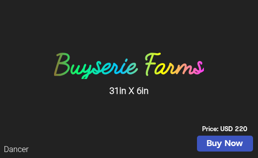 CUSTOM NEON SIGN FOR Gbuyserie