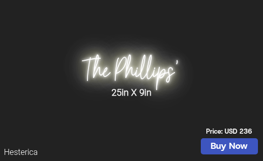 CUSTOM NEON SIGN FOR Phillips4kalj