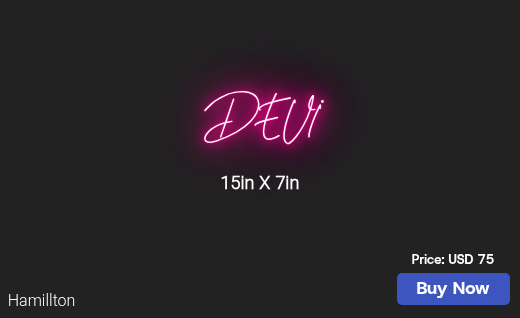 CUSTOM NEON SIGN FOR Bexum07