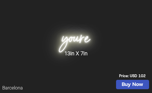 CUSTOM NEON SIGN FOR Austinjonstark
