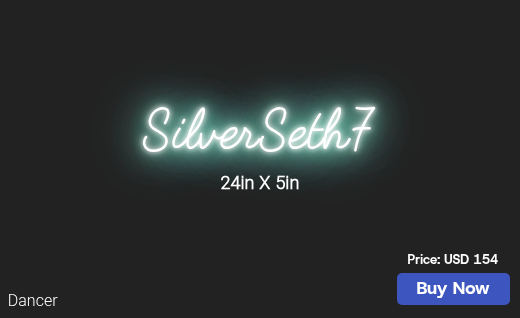 CUSTOM NEON SIGN FOR C Bennett199962