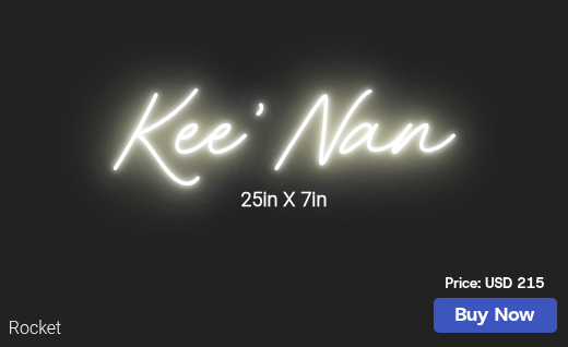 CUSTOM NEON SIGN FOR Tinajordan60