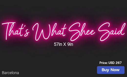 CUSTOM NEON SIGN FOR Nycshee
