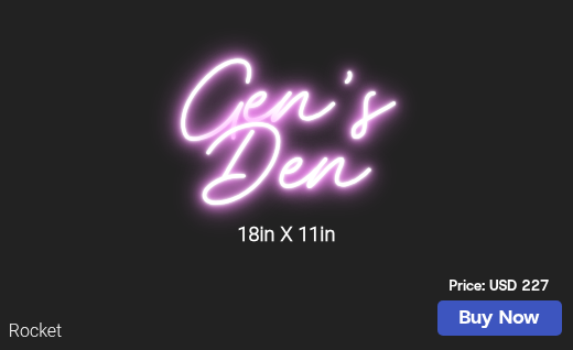 CUSTOM NEON SIGN FOR Genboyer74
