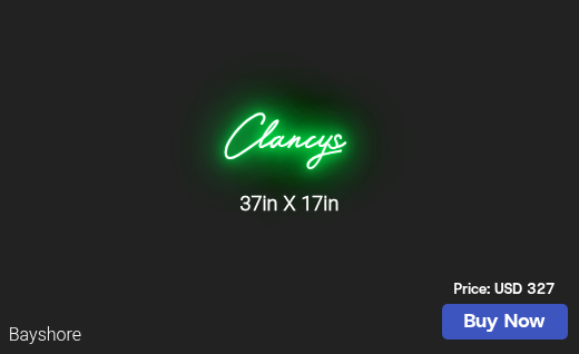 CUSTOM NEON SIGN FOR Lanhams143