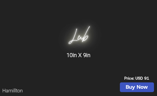 CUSTOM NEON SIGN FOR Jonathanlubin25