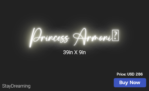CUSTOM NEON SIGN FOR Laneaa98