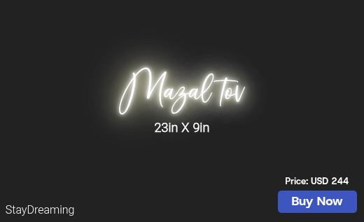 CUSTOM NEON SIGN FOR Sgdersho