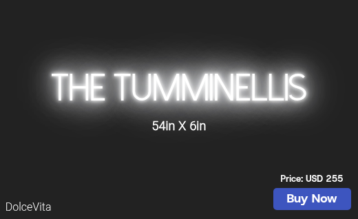 CUSTOM NEON SIGN FOR Nathanieltumminelli