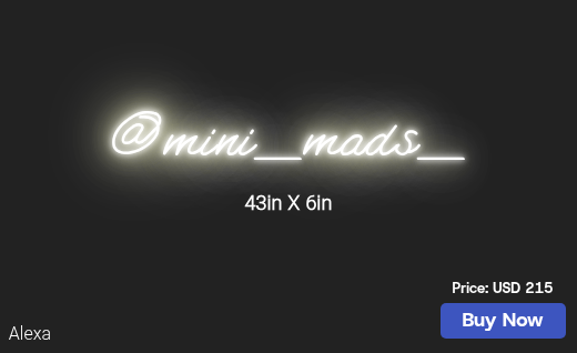 CUSTOM NEON SIGN FOR Jdjmadison