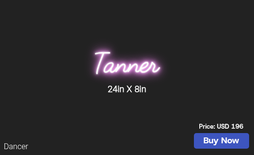 CUSTOM NEON SIGN FOR Stephduos