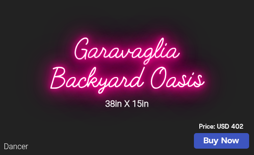 CUSTOM NEON SIGN FOR Egarvs1129