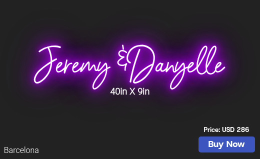 CUSTOM NEON SIGN FOR Kidskorraldaycare