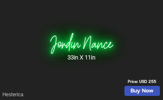 CUSTOM NEON SIGN FOR Bootieboow