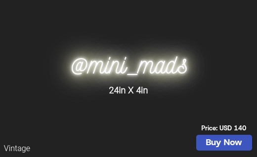 CUSTOM NEON SIGN FOR Jdjmadison