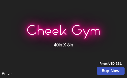 CUSTOM NEON SIGN FOR Steph Cheek