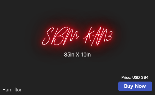 CUSTOM NEON SIGN FOR Christopherbowens754