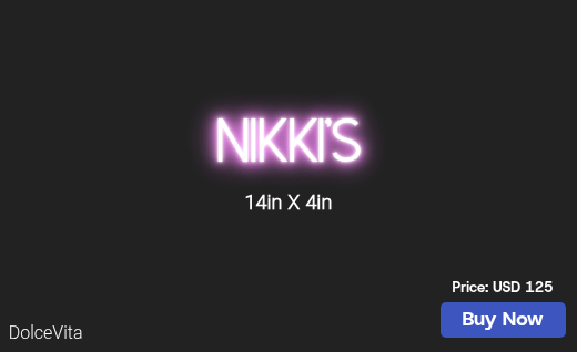 CUSTOM NEON SIGN FOR Sinned0220