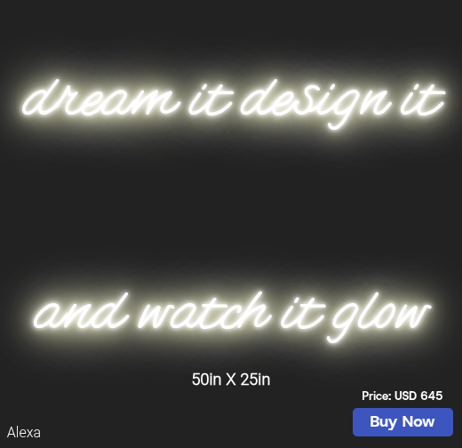 CUSTOM NEON SIGN FOR Khizra Farrukh