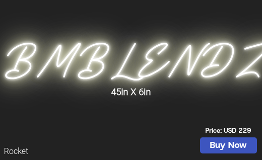 CUSTOM NEON SIGN FOR Brandon Sjq03