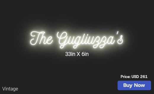 CUSTOM NEON SIGN FOR Tgug