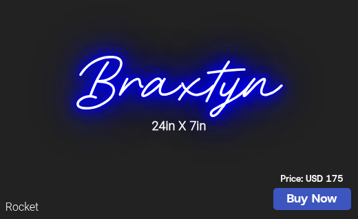 CUSTOM NEON SIGN FOR Mjung2471