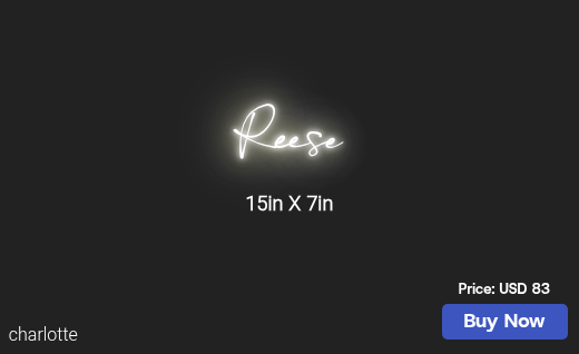 CUSTOM NEON SIGN FOR Mranallo102
